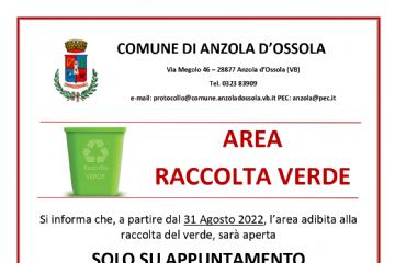 area raccolta verde