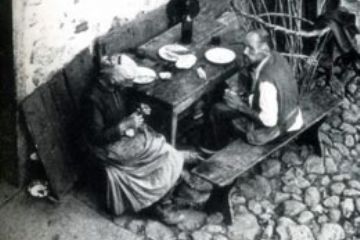 Pasto all'aperto